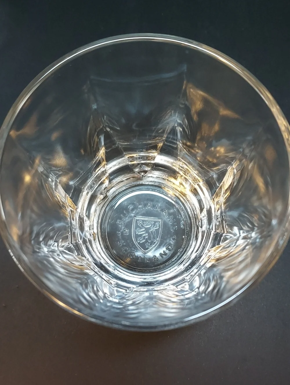 Buchanan's Scotland Collectible Heavy Base Whiskey Glasses Set of 2